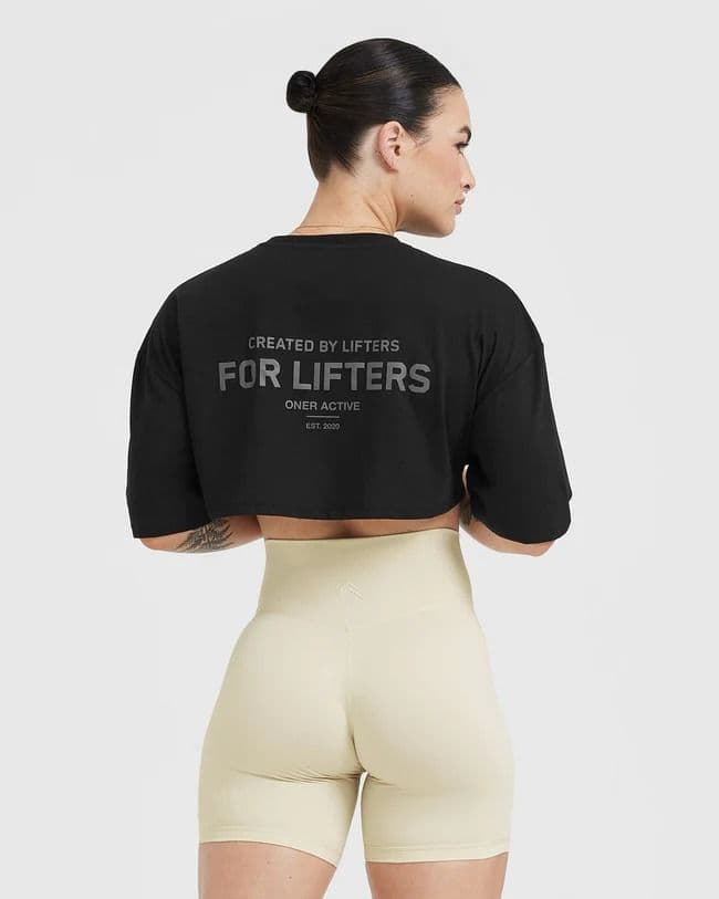 SIGNAL shirt in black, back print